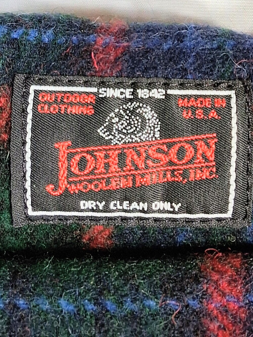 Johnson Woolen Mills Tartan Snap Closure Wool Waist Strap Pouch - Picture 2 of 10